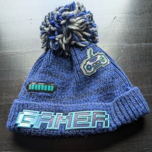 Place// kids video game pompom hat
